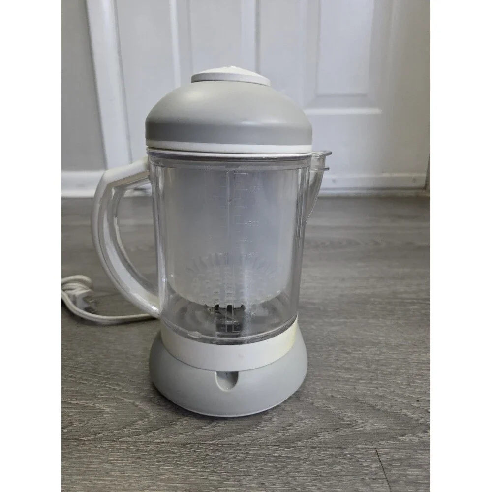 BEABA Babycook Solo 4 in 1 Baby Food Maker Cloud Grey Food Processor Box GUC